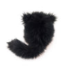 Poe the All Black Cat Stuffed Animal Plush Toy back view.
