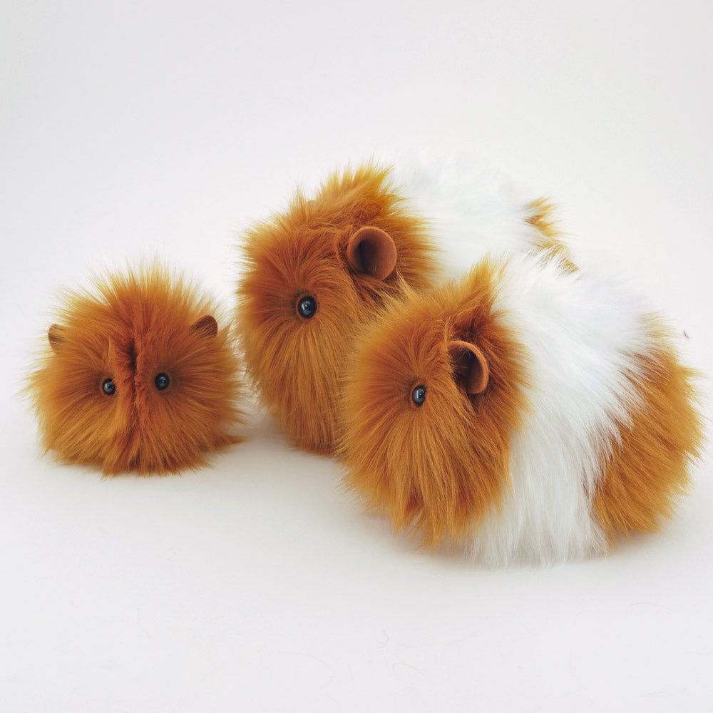 Bennie the Tan and White Guinea Pig Stuffed Animal Plush Toy
