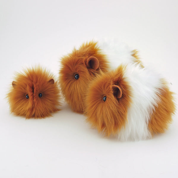 Bennie the Tan and White Guinea Pig Stuffed Animal Plush Toy