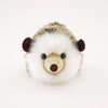 Sebastian the Brown Hedgehog Stuffed Animal Plush Toy front view.