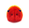 Bow the rainbow beaver stuffed animal plush toy front view.