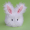 Cottonball the white bunny stuffed animal plush toy front view.