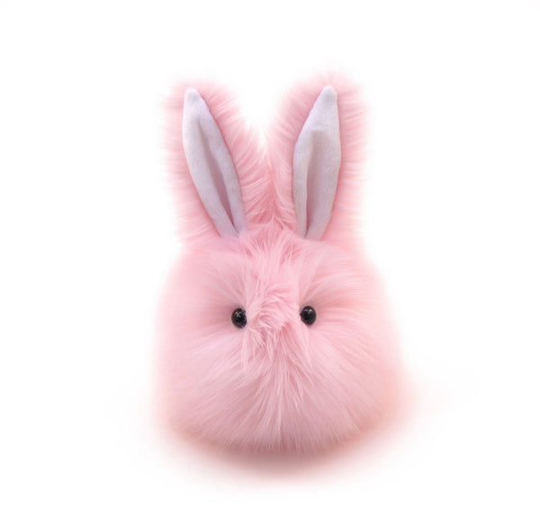 Sweet Pea the Pink Bunny Stuffed Animal Plush Toy front view.
