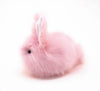 Sweet Pea the Pink Bunny Stuffed Animal Plush Toy side view.