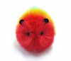 Bow the rainbow guinea pig stuffed animal plush toy front view.