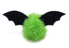 Beetle the lime green bat stuffed animal plush toy back view.