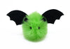 Beetle the lime green bat stuffed animal plush toy front view.