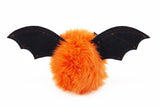 Luna the Orange Bat Stuffed Animal Plush Toy back view.