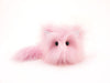 Baby the light pink cat stuffed animal plush toy front view.