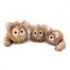 Tiggy the Cream and Brown Striped Cat Stuffed Animal Plush Toy group shot.