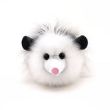 Penelope the Grey Opossum Stuffed Animal Plush Toy front view.