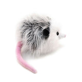Penelope the Grey Opossum Stuffed Animal Plush Toy side view.