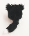 Tuffy Tuxedo the Black and White Cat Stuffed Animal Plush Toy back view.