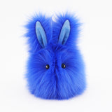 Blueberry the Royal Blue Easter bunny plush toy.