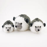 Hemingway the Black and Grey Hedgehog Stuffed Animal Plush Toy Group Shot