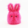 Petunia the Hot Pink Easter bunny plush toy, front view.