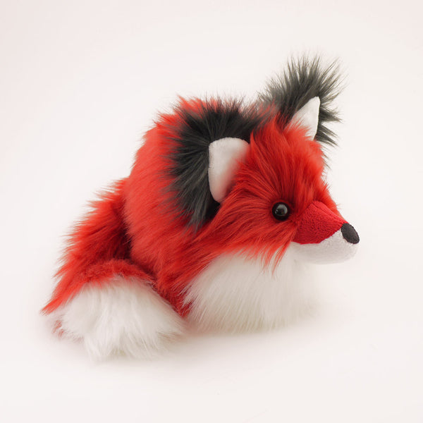 Poppy the Red Fox Stuffed Animal Plush Toy Side View