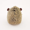 Sebastian the Brown Hedgehog Stuffed Animal Plush Toy back view.