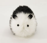 Panda the Black and White Guinea Pig Stuffed Animal Plush Toy front view.