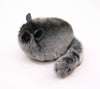 Smokey the Grey Chinchilla Stuffed Animal Plush Toy side view.