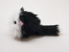 Tuffy Tuxedo the Black and White Cat Stuffed Animal Plush Toy side view.