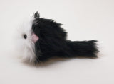 Tuffy Tuxedo the Black and White Cat Stuffed Animal Plush Toy side view.